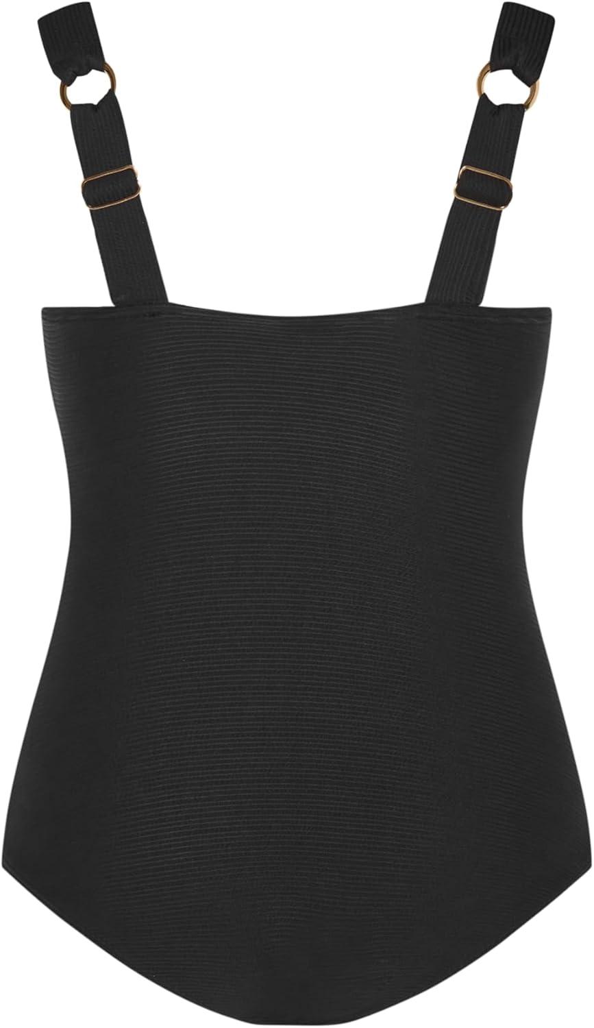 image:imageCity Chic Womens Plus Size 1 Piece Swimsuit MauiBlack