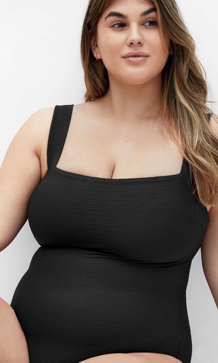 image:imageCity Chic Womens Plus Size 1 Piece Swimsuit MauiBlack