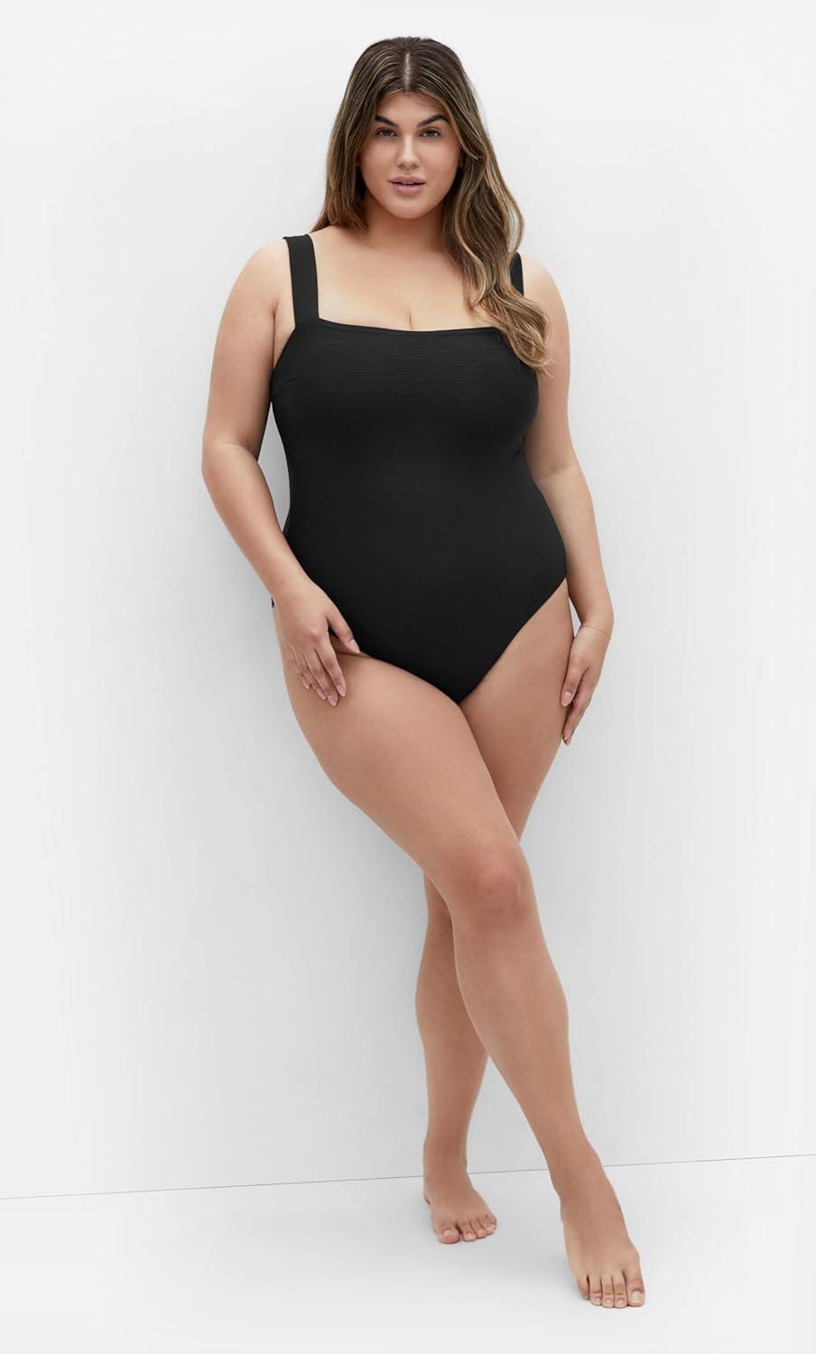 image:imageCity Chic Womens Plus Size 1 Piece Swimsuit MauiBlack