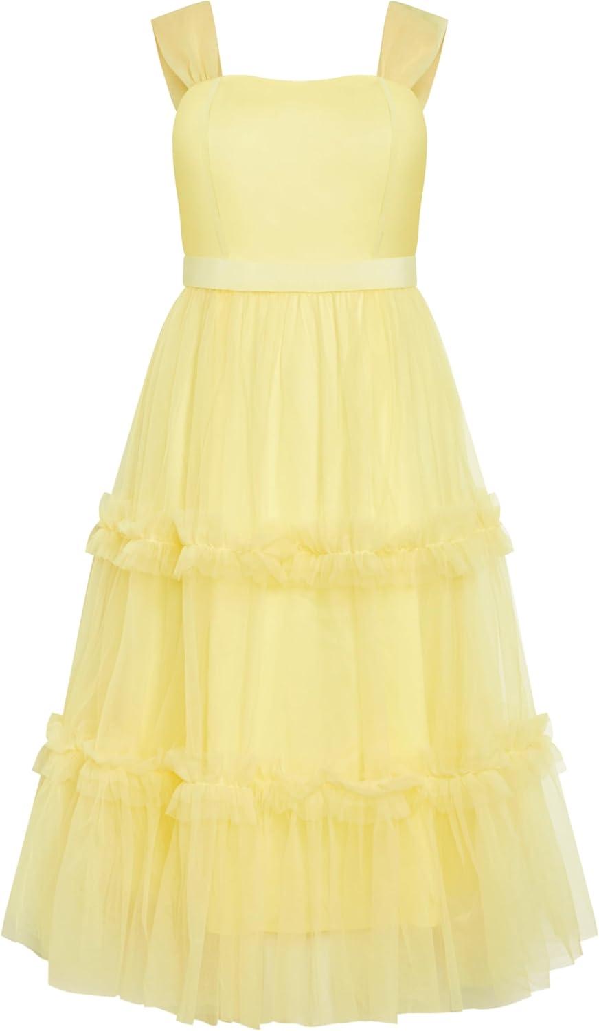 image:imageCity Chic Womens Plus Size Cocktail Dress Charming MidiYellow