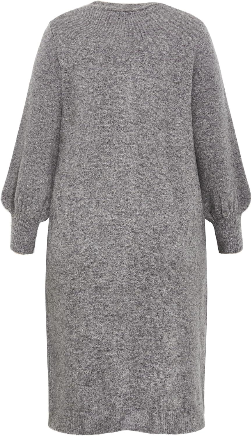 image:imageCity Chic Womens Plus Size Dress Eleni Cardigan MidiCharcoal Marle