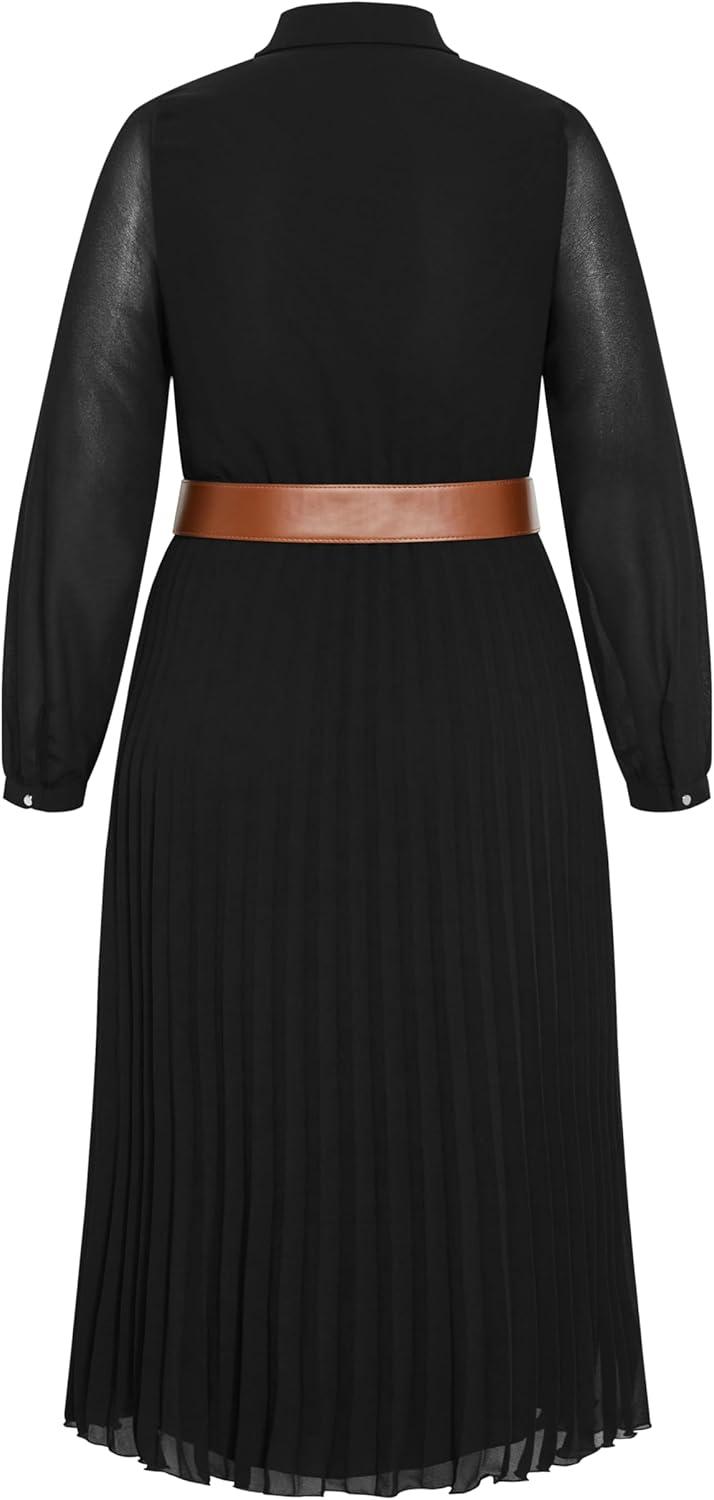 image:imageCity Chic Womens Plus Size Dress Honey LaneBlack