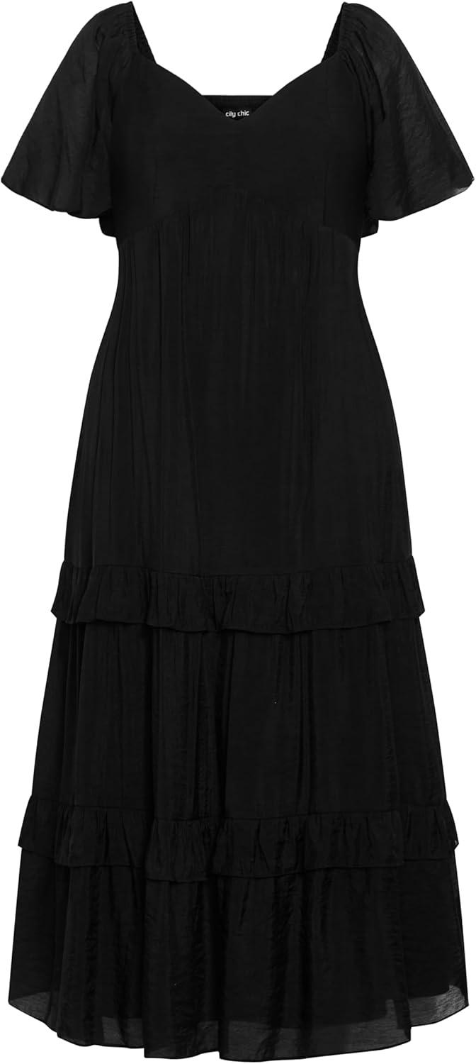 image:imageCity Chic Womens Plus Size Dress Marci MaxiBlack