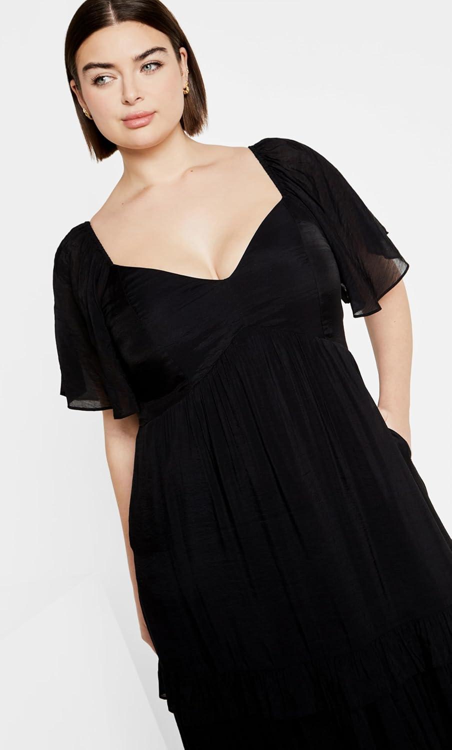 image:imageCity Chic Womens Plus Size Dress Marci MaxiBlack