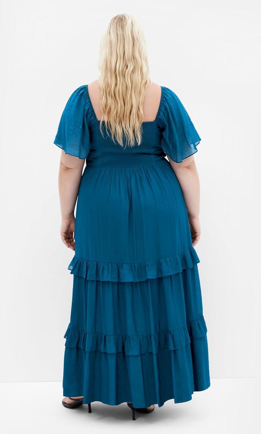 image:imageCity Chic Womens Plus Size Dress Marci MaxiPoseidon