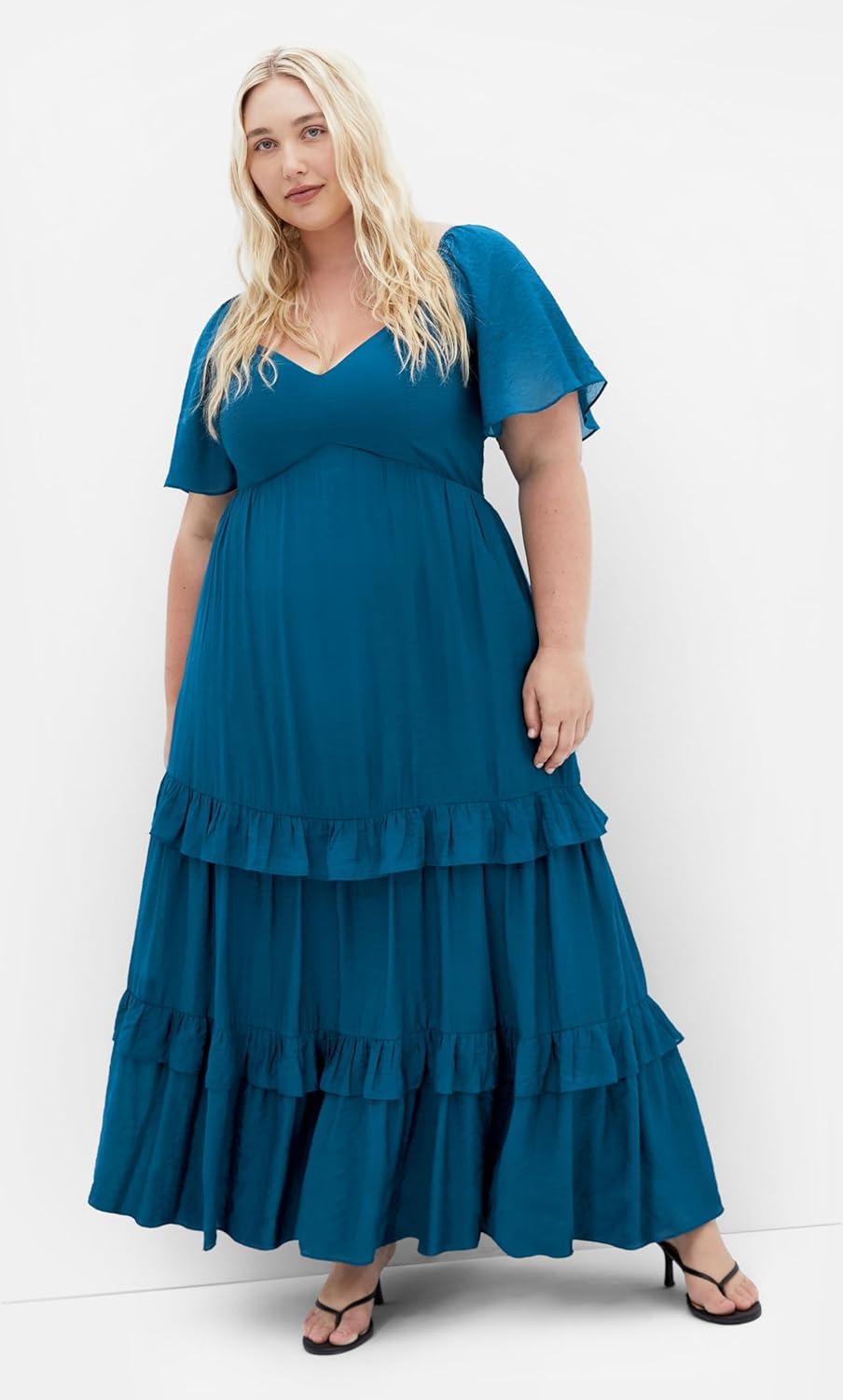 image:imageCity Chic Womens Plus Size Dress Marci MaxiPoseidon