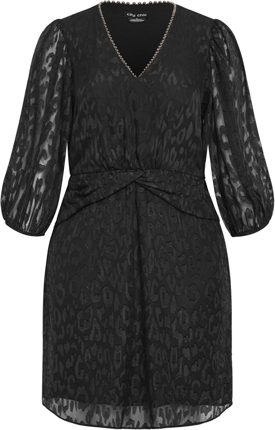 image:imageCity Chic Womens Plus Size Dress SianBlack