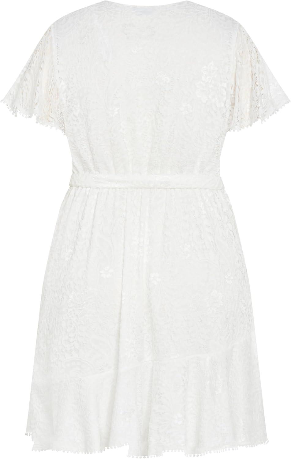 image:imageCity Chic Womens Plus Size Dress Sweet LaceIvory