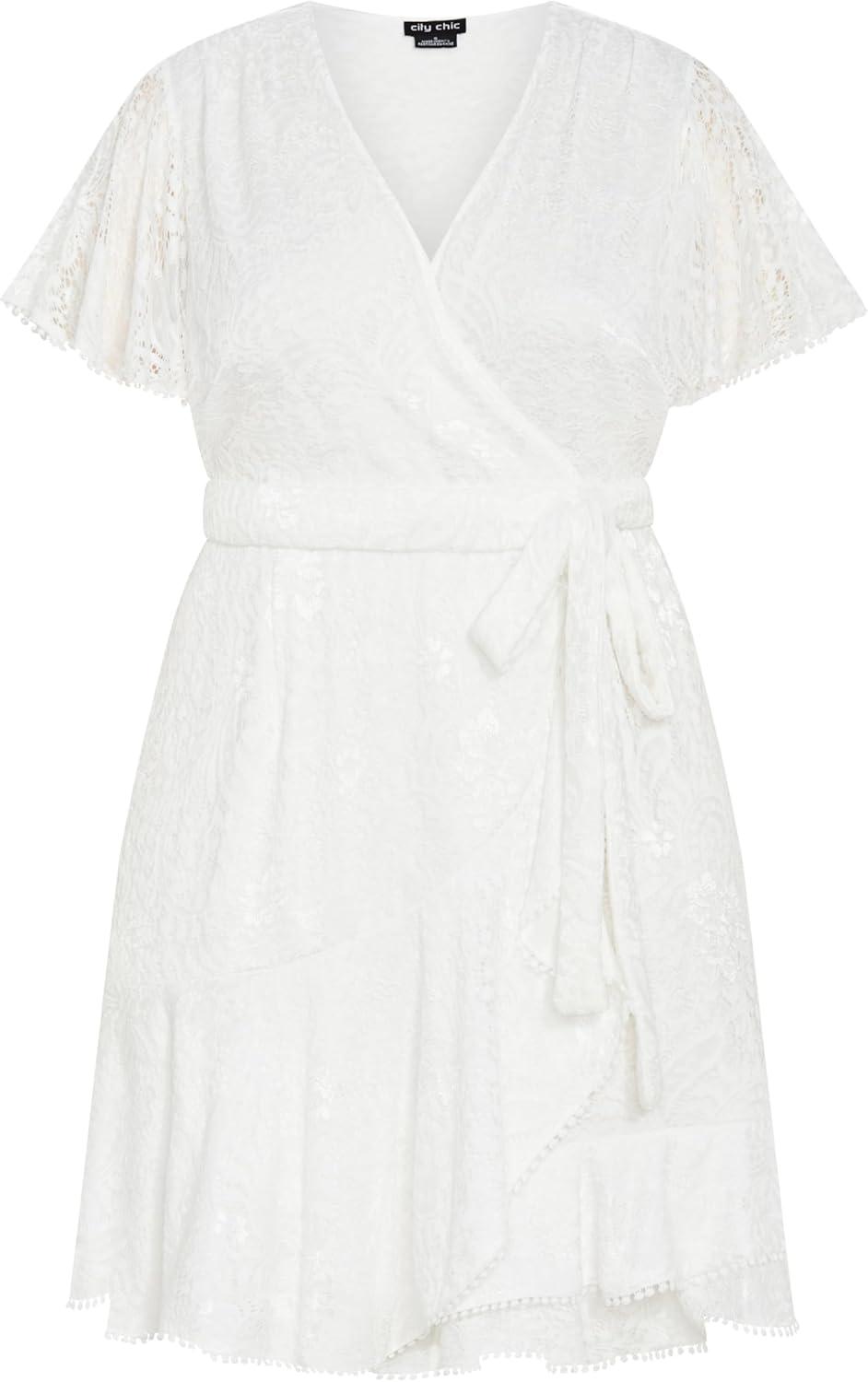 image:imageCity Chic Womens Plus Size Dress Sweet LaceIvory