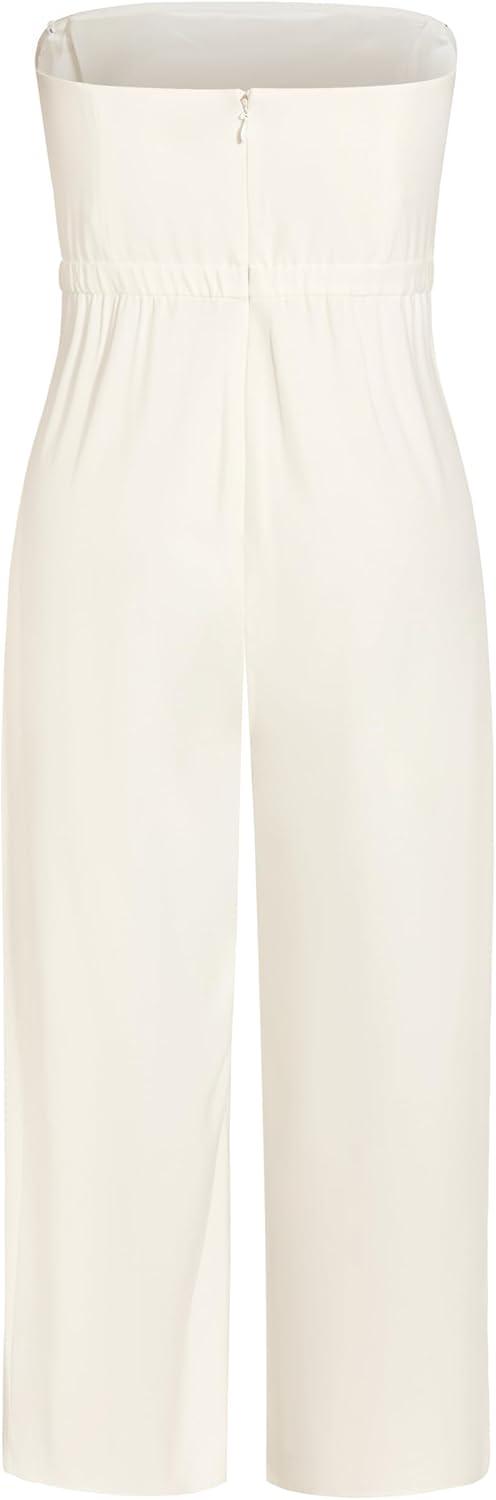 image:imageCity Chic Womens Plus Size Jumpsuit Attract FFIvory