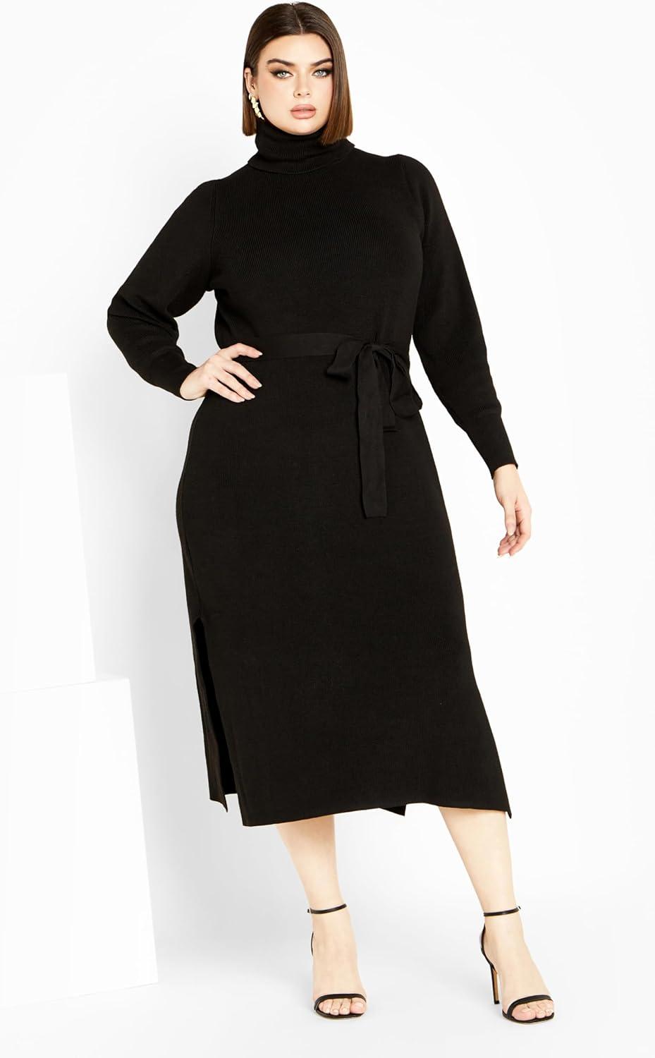 image:imageCity Chic Womens Plus Size Kara DressBlack