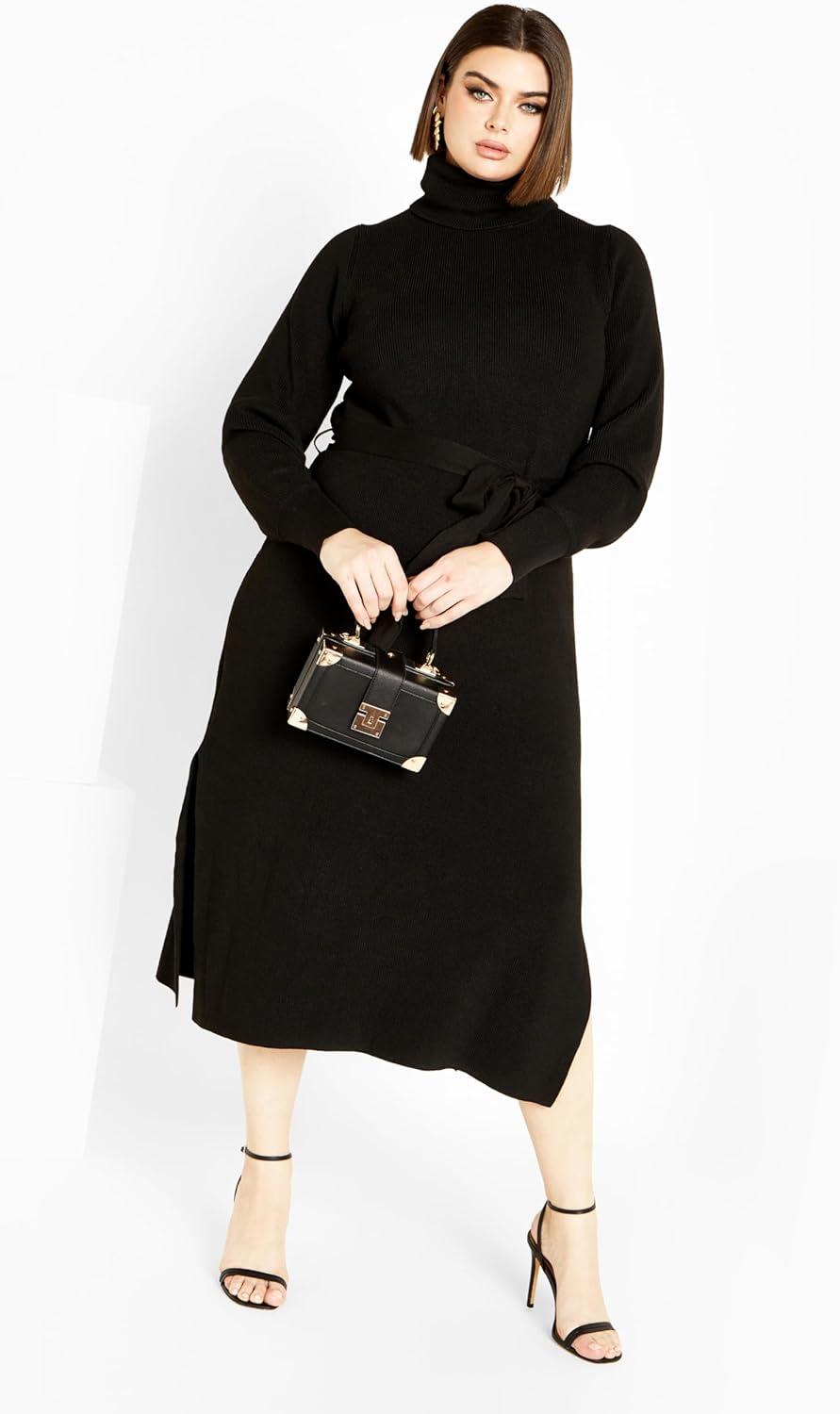 image:imageCity Chic Womens Plus Size Kara DressBlack