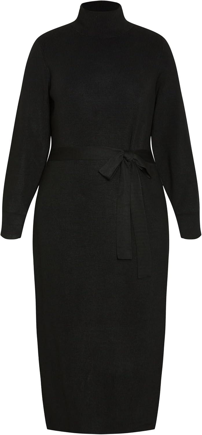 image:imageCity Chic Womens Plus Size Kara DressBlack