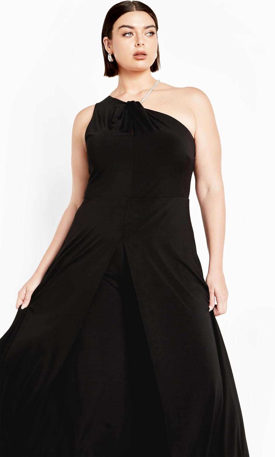 image:imageCity Chic Womens Plus Size Karlee JumpsuitBlack