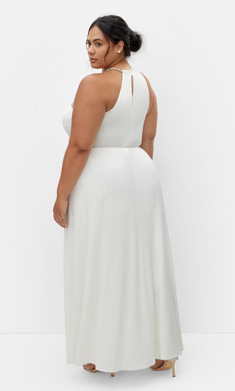 image:imageCity Chic Womens Plus Size Karlee JumpsuitIvory