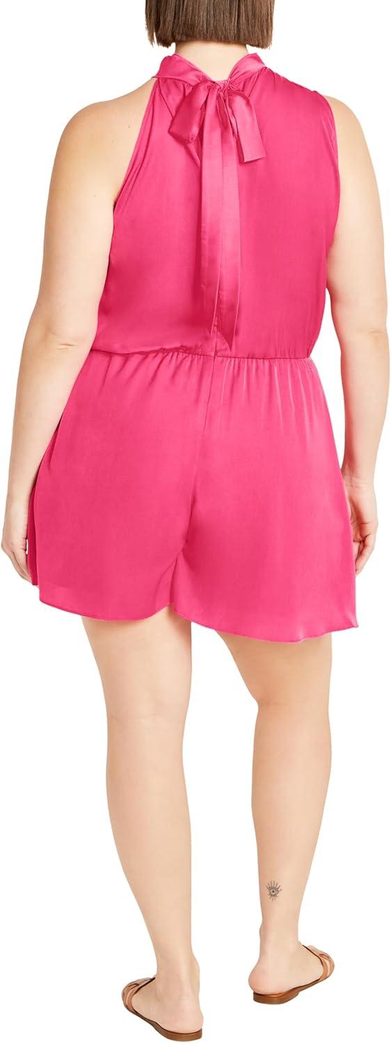 image:imageCity Chic Womens Plus Size Kiana PlaysuitSummer Pink