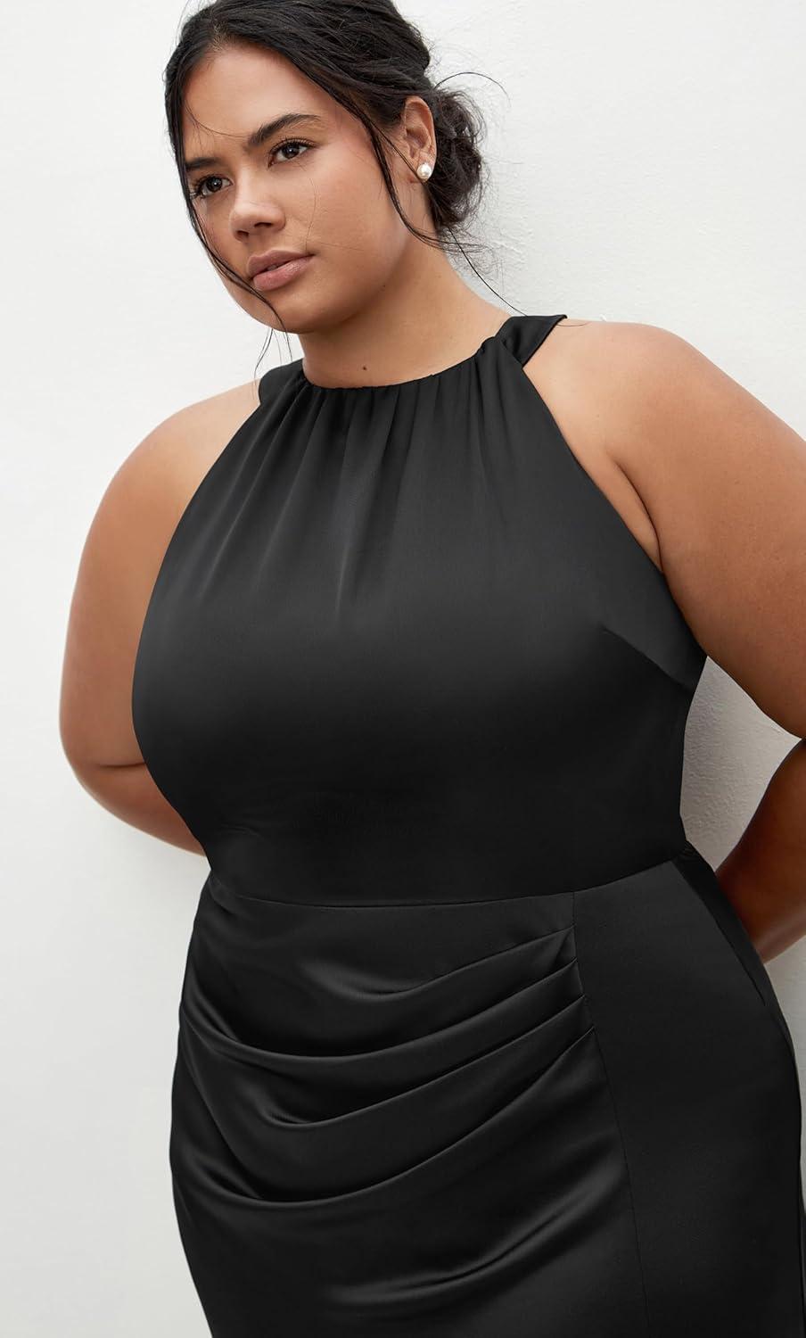 image:imageCity Chic Womens Plus Size Maxi Cocktail Dress CelinaBlack