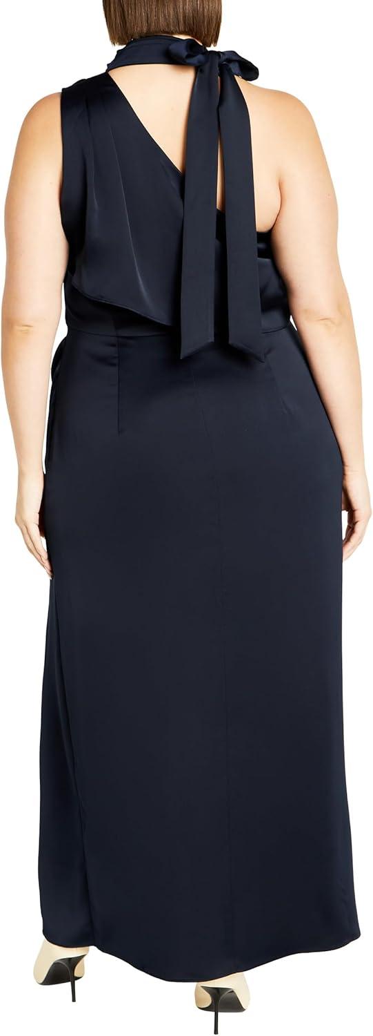 image:imageCity Chic Womens Plus Size Maxi Cocktail Dress LiliannaNavy