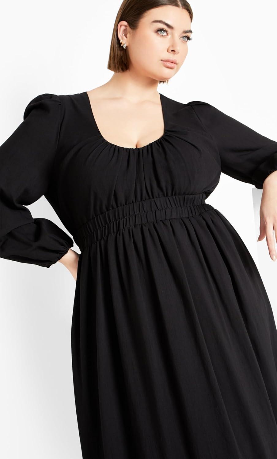 image:imageCity Chic Womens Plus Size Maxi KeylaBlack