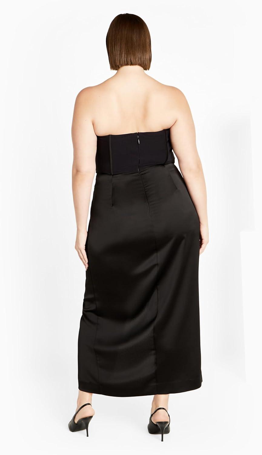 image:imageCity Chic Womens Plus Size MaxiLeylaBlack