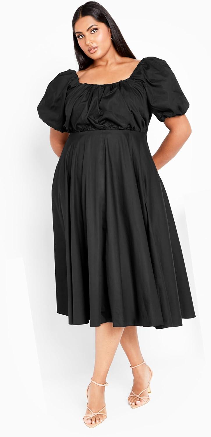 image:imageCity Chic Womens Plus Size Rosabella DressBlack