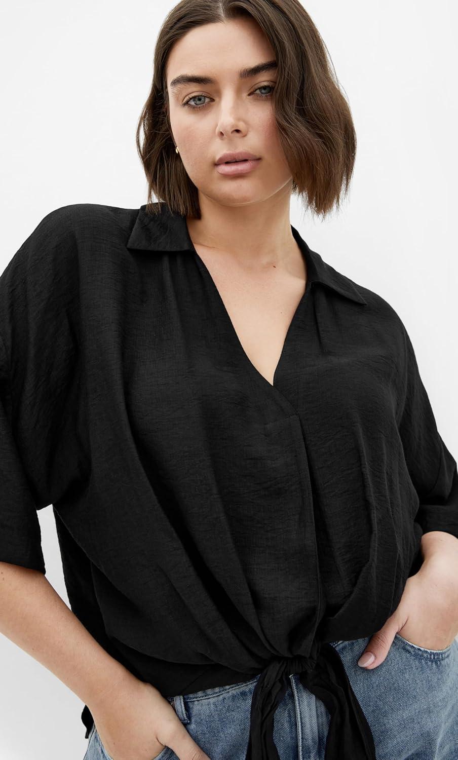 image:imageCity Chic Womens Plus Size Shirt RosieBlack
