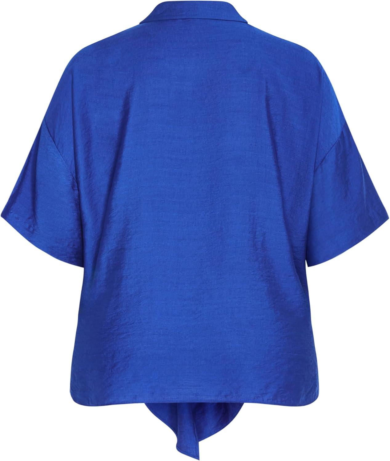 image:imageCity Chic Womens Plus Size Shirt RosieCerulean