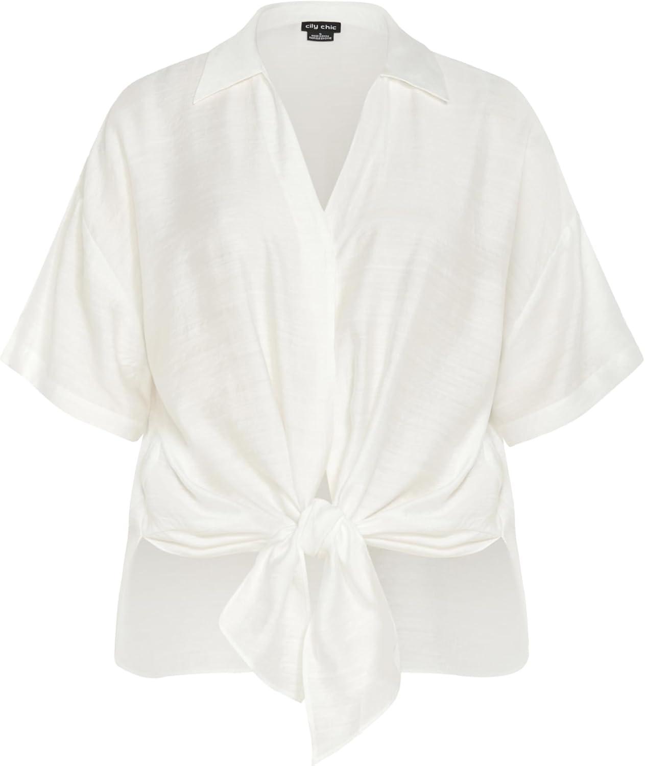 image:imageCity Chic Womens Plus Size Shirt RosieIvory