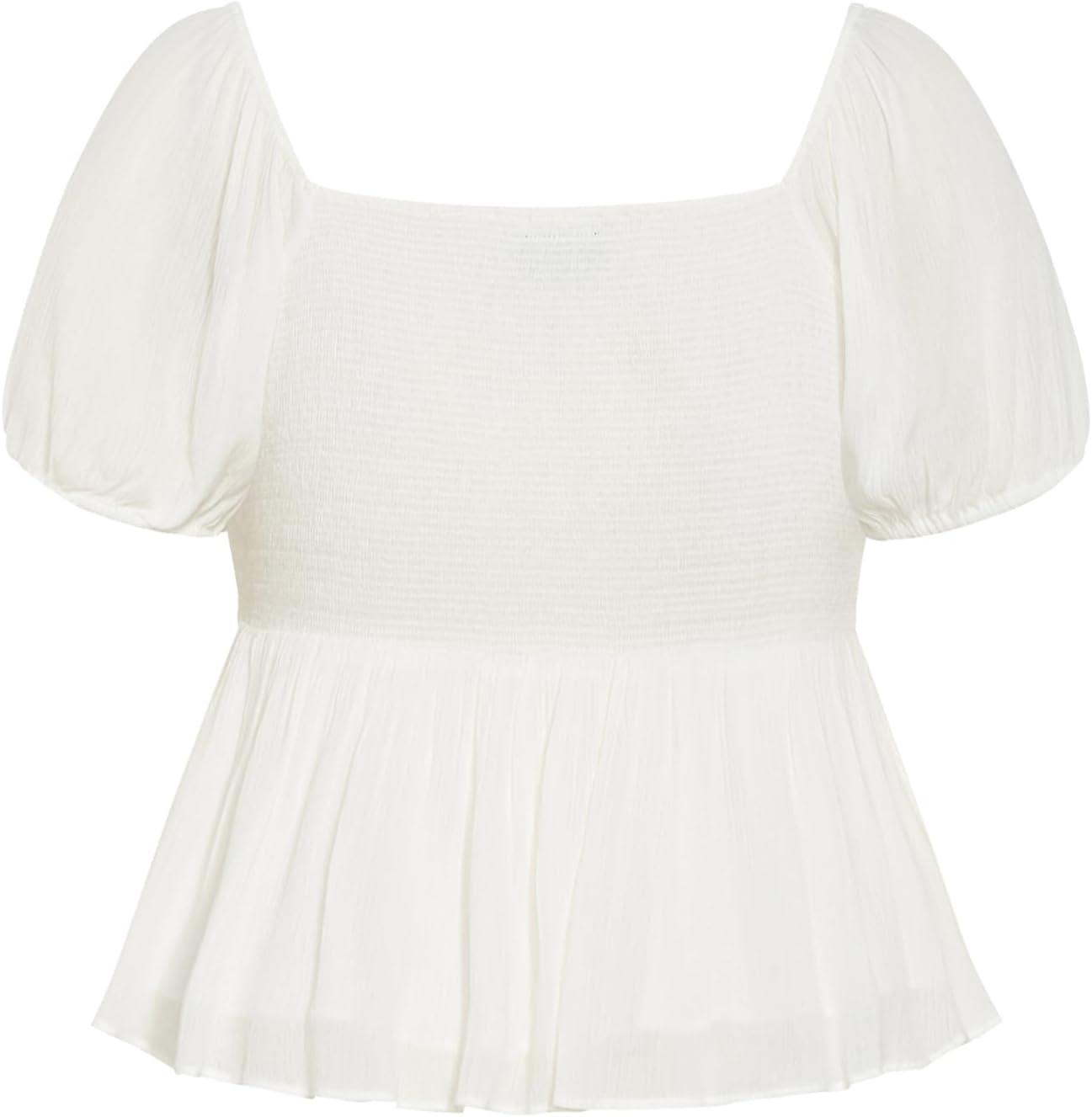 image:imageCity Chic Womens Plus Size Top EbonyIvory
