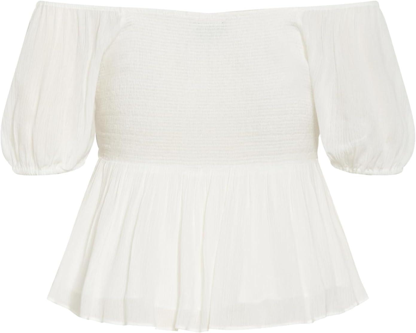image:imageCity Chic Womens Plus Size Top EbonyIvory