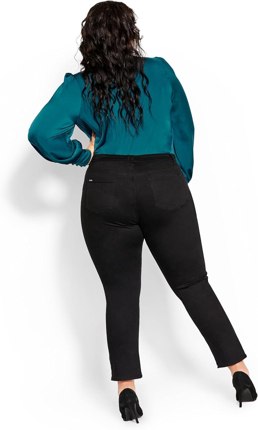 image:imageCity Chic Womens Plus Size Top In AweTeal
