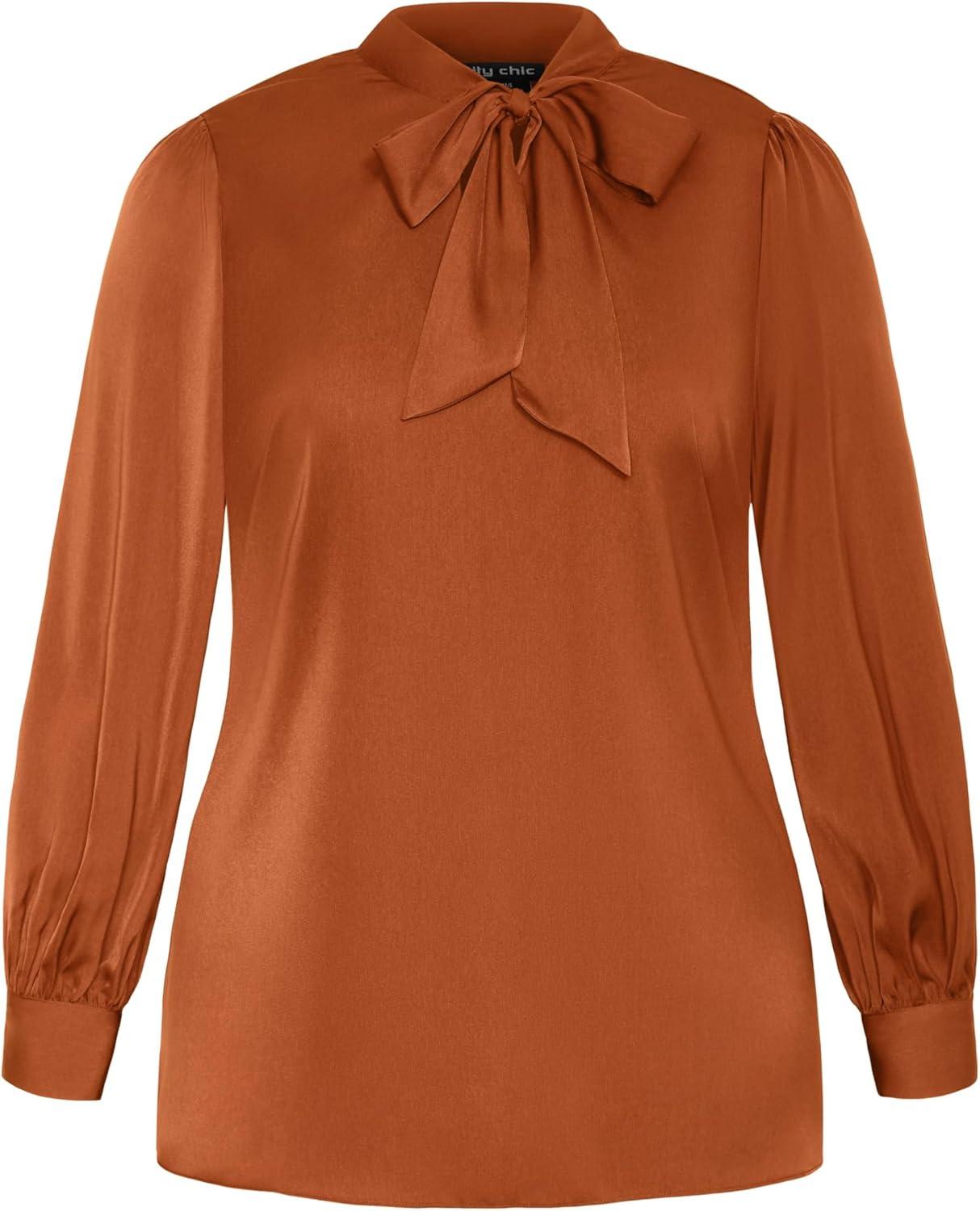 image:imageCity Chic Womens Plus Size Top In AweToffee