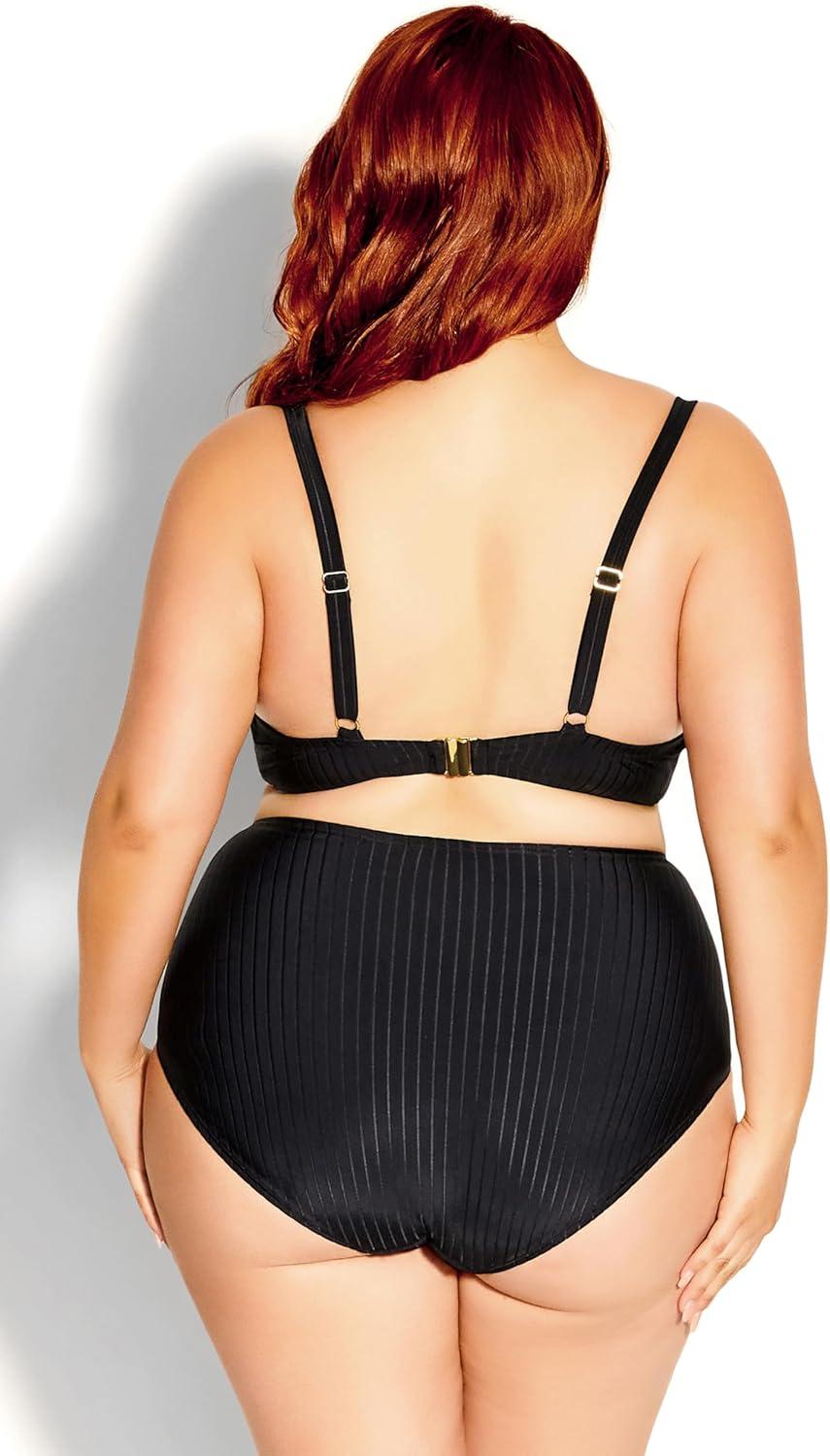 image:imageCity Chic Womens Plus Size Top Java Longline Underwire BikiniBlack