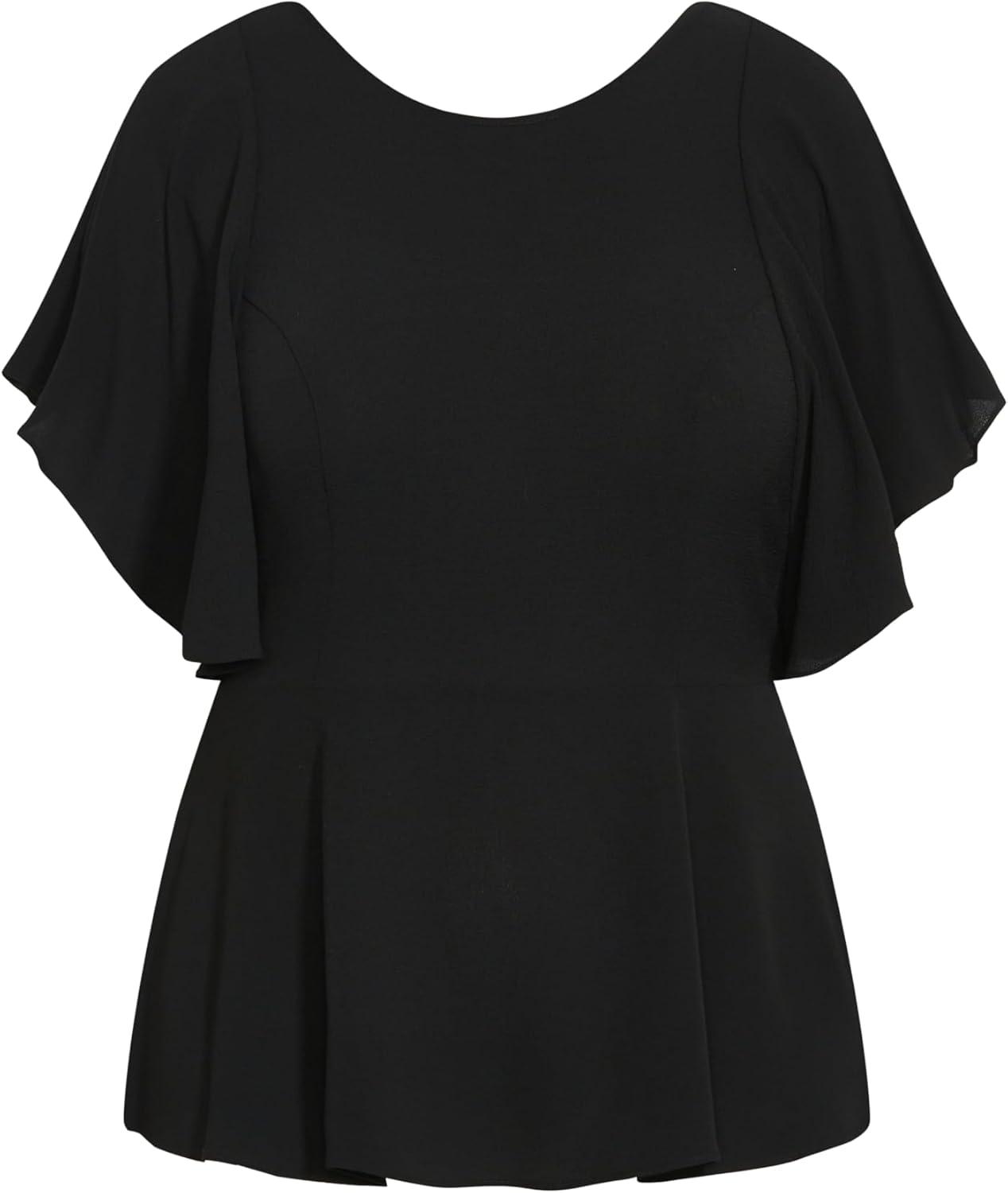 image:imageCity Chic Womens Plus Size Top Romantic MoodBlack