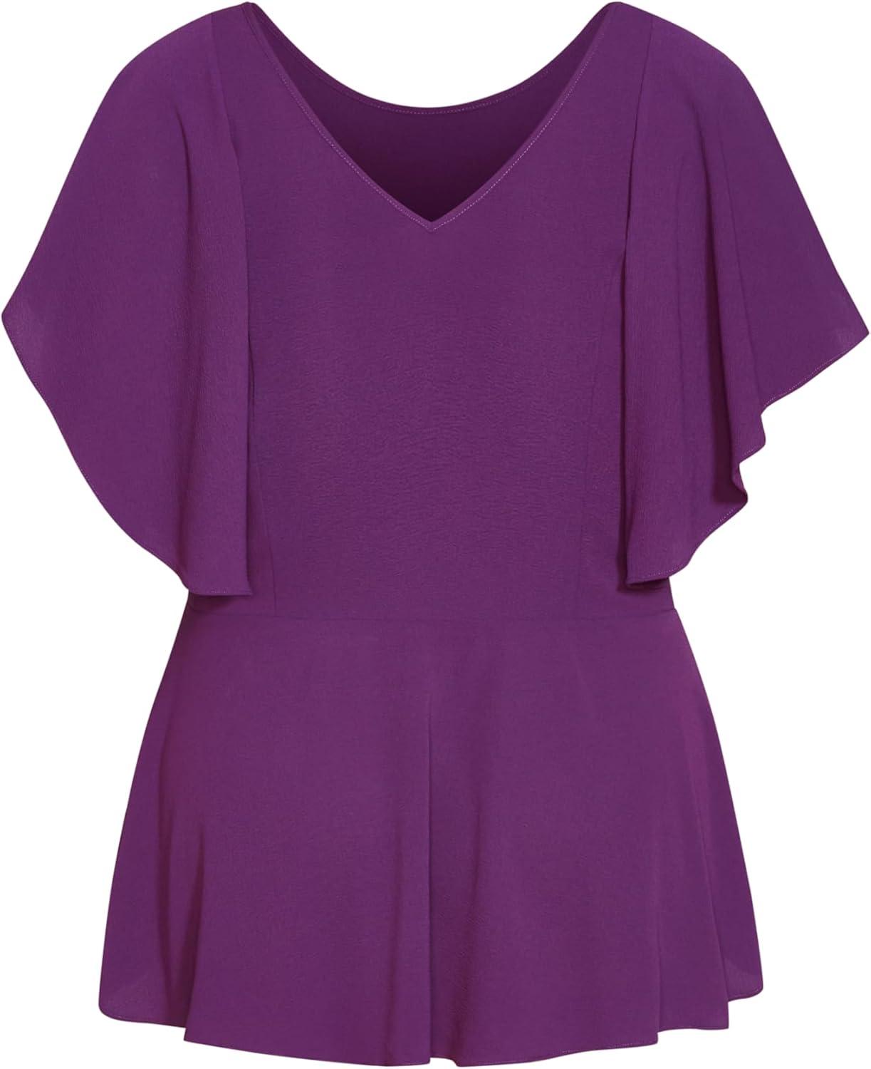 image:imageCity Chic Womens Plus Size Top Romantic MoodPetunia