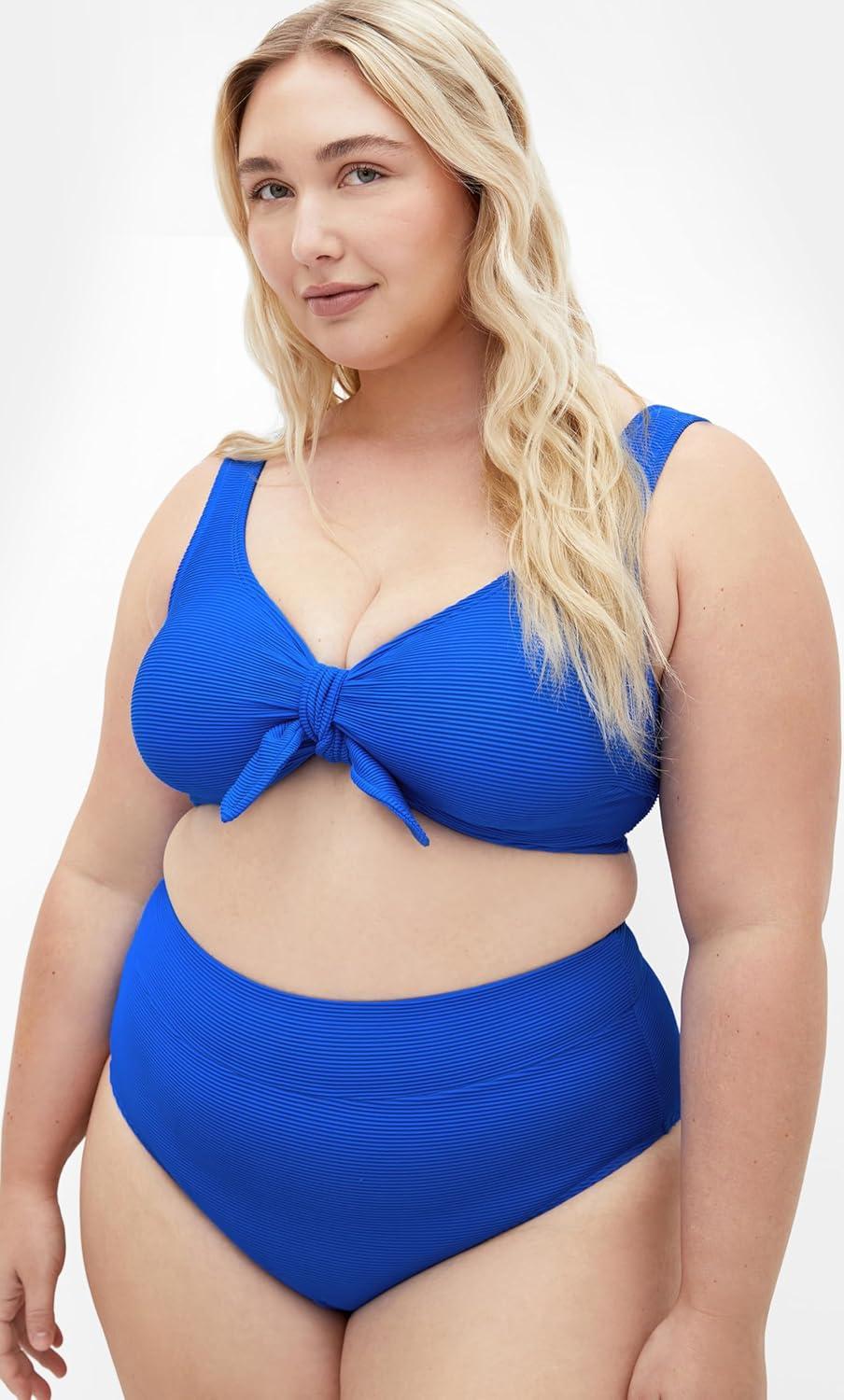 image:imageCity Chic Womens Plus Size Top Valencia Underwire BikiniCobalt Blue