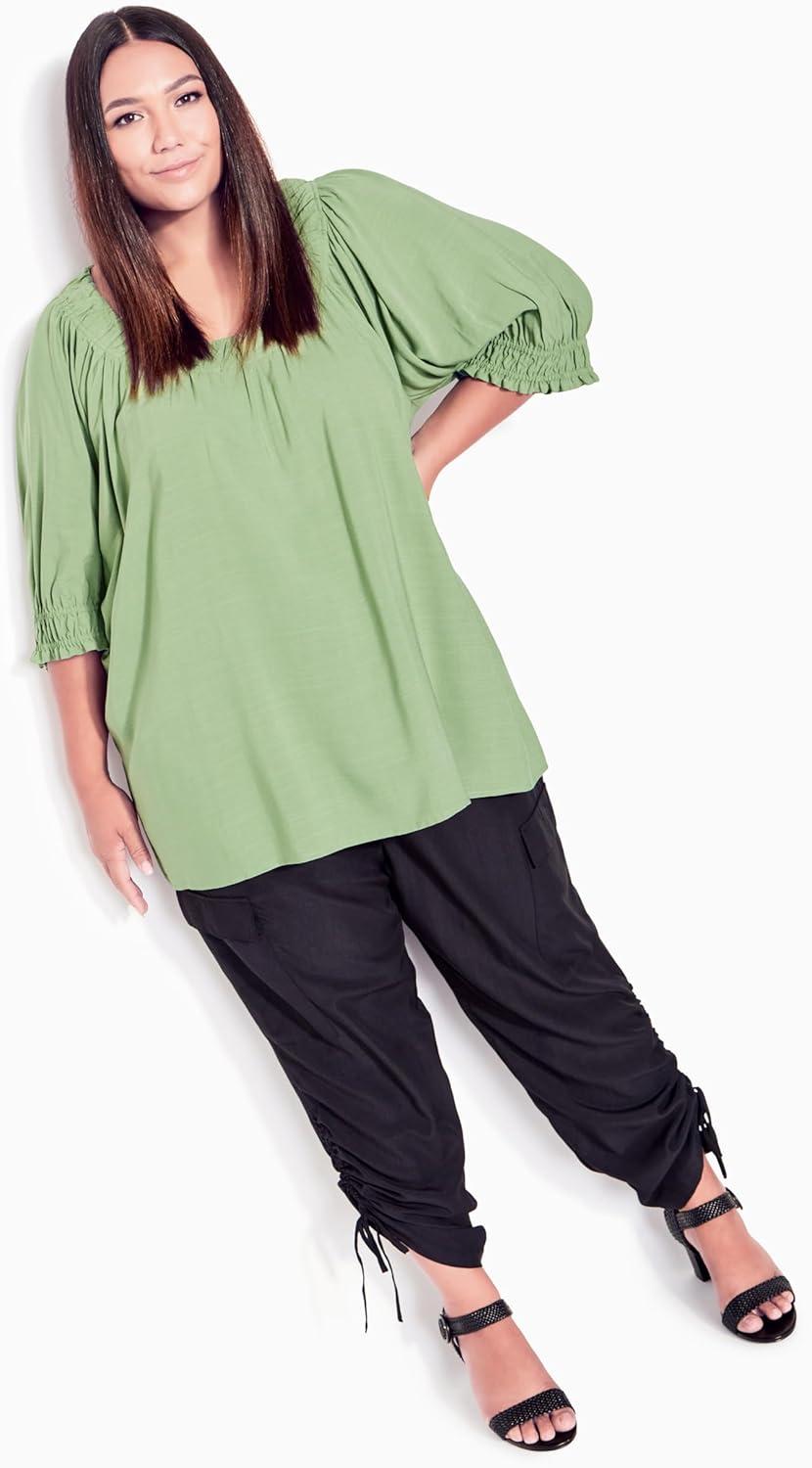image:imageCity Chic Womens Plus Size TopOlive