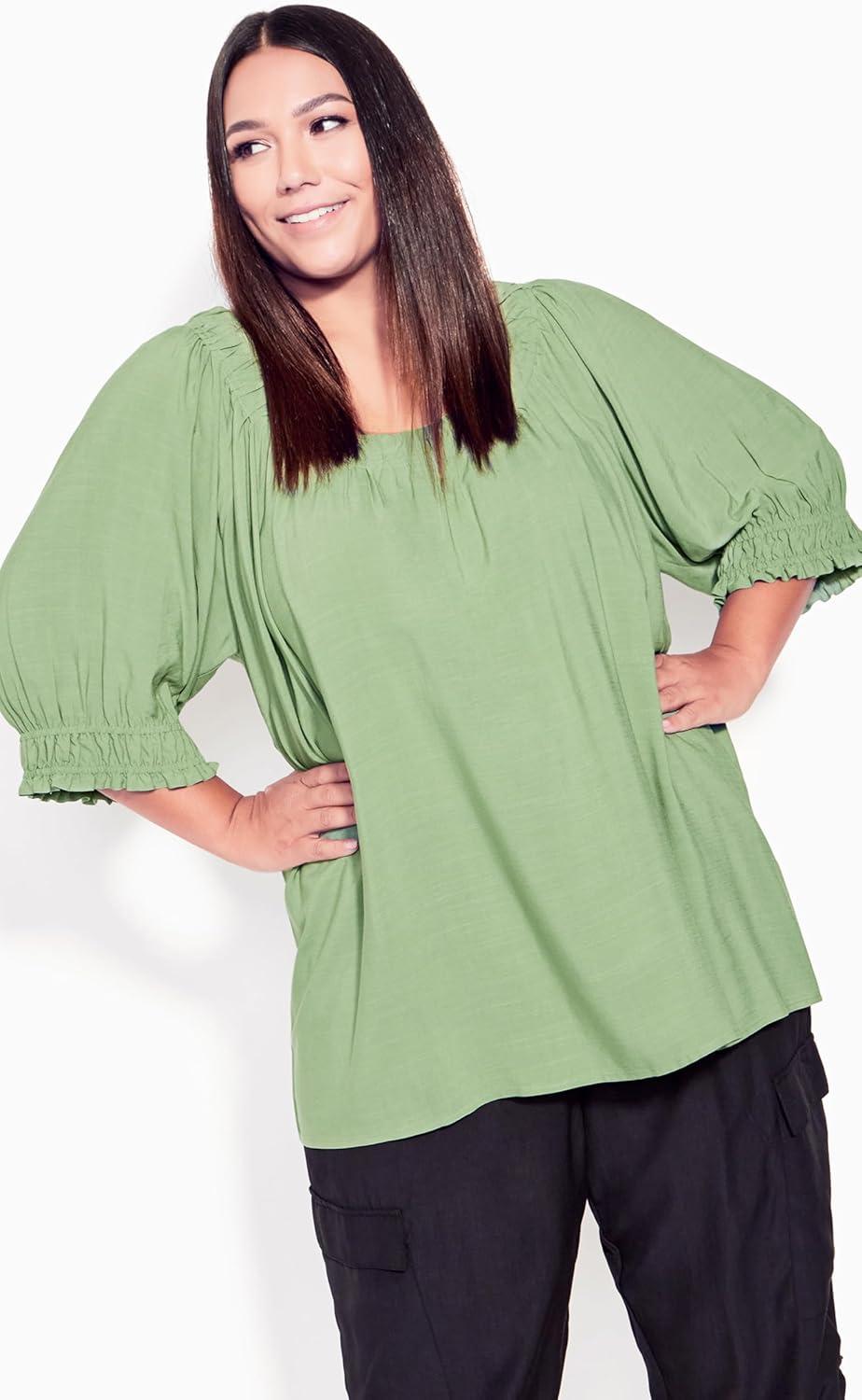 image:imageCity Chic Womens Plus Size TopOlive