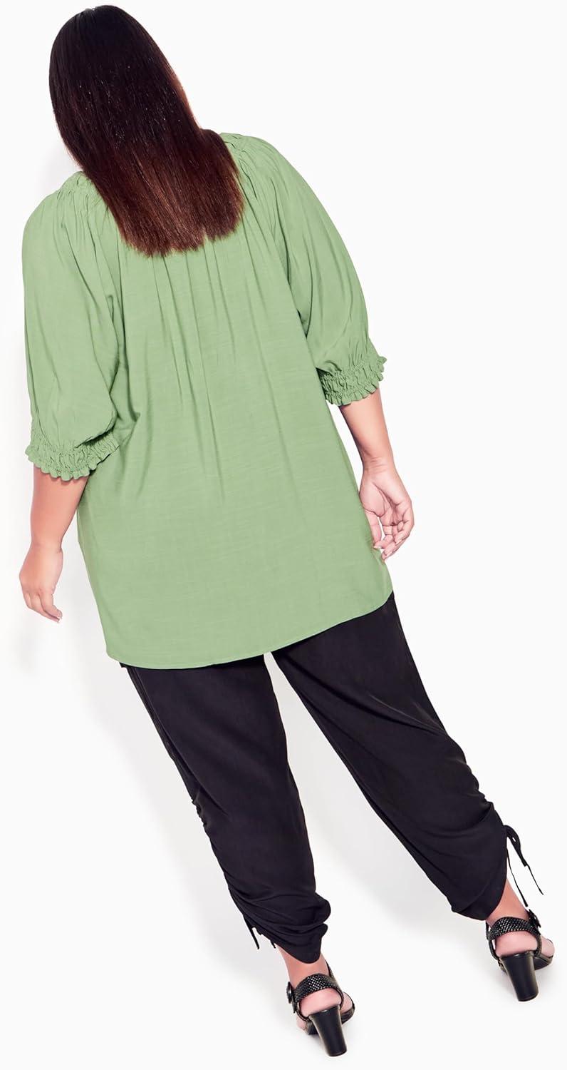 image:imageCity Chic Womens Plus Size TopOlive