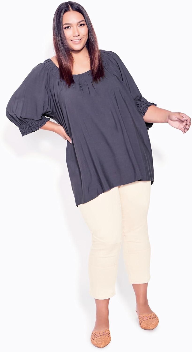 image:imageCity Chic Womens Plus Size TopSteel