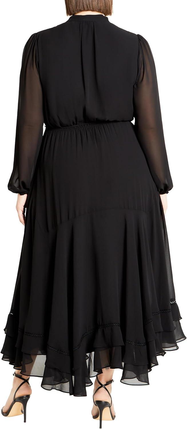 image:imageCity Chic Womens Plus Size Yasmin Maxi DressBlack