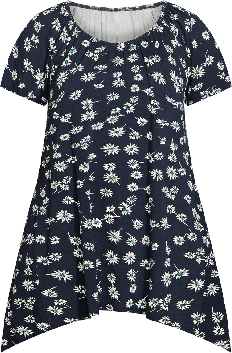 image:imageCity Chic Womens TunicHanky Hem PrintEvan Daisy