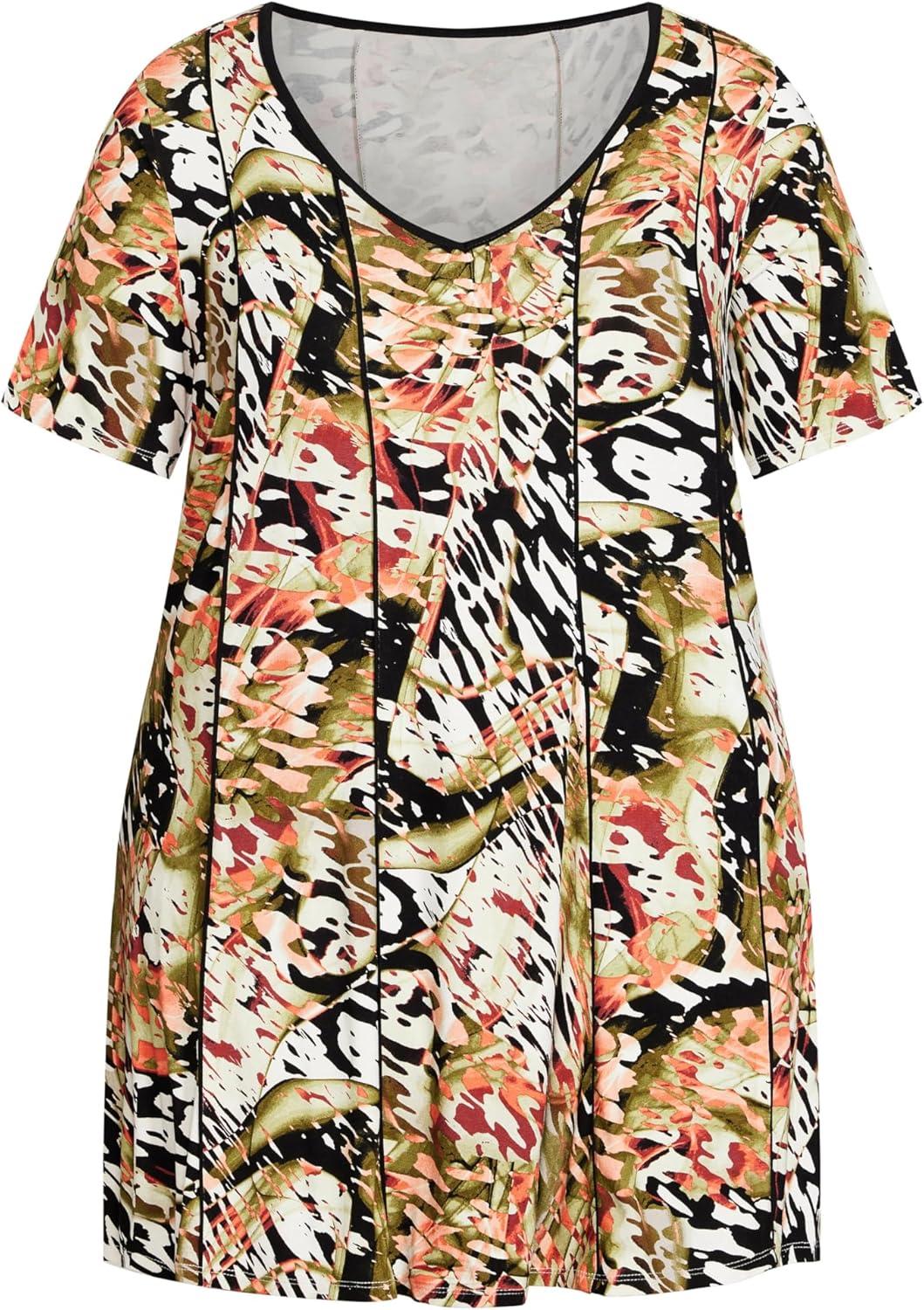 image:imageCity Chic Womens TunicSwing Panel PrintFloatation
