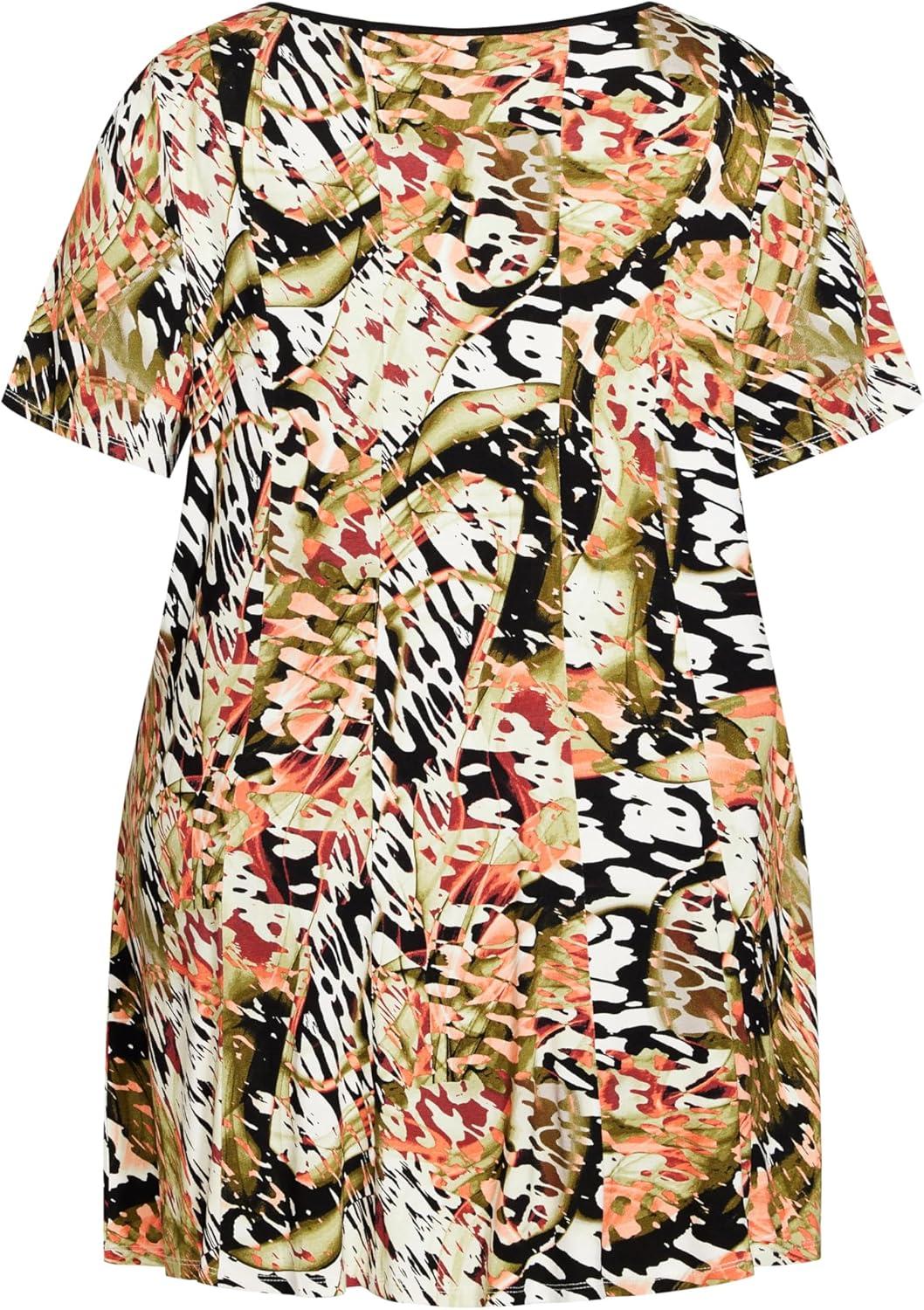 image:imageCity Chic Womens TunicSwing Panel PrintFloatation