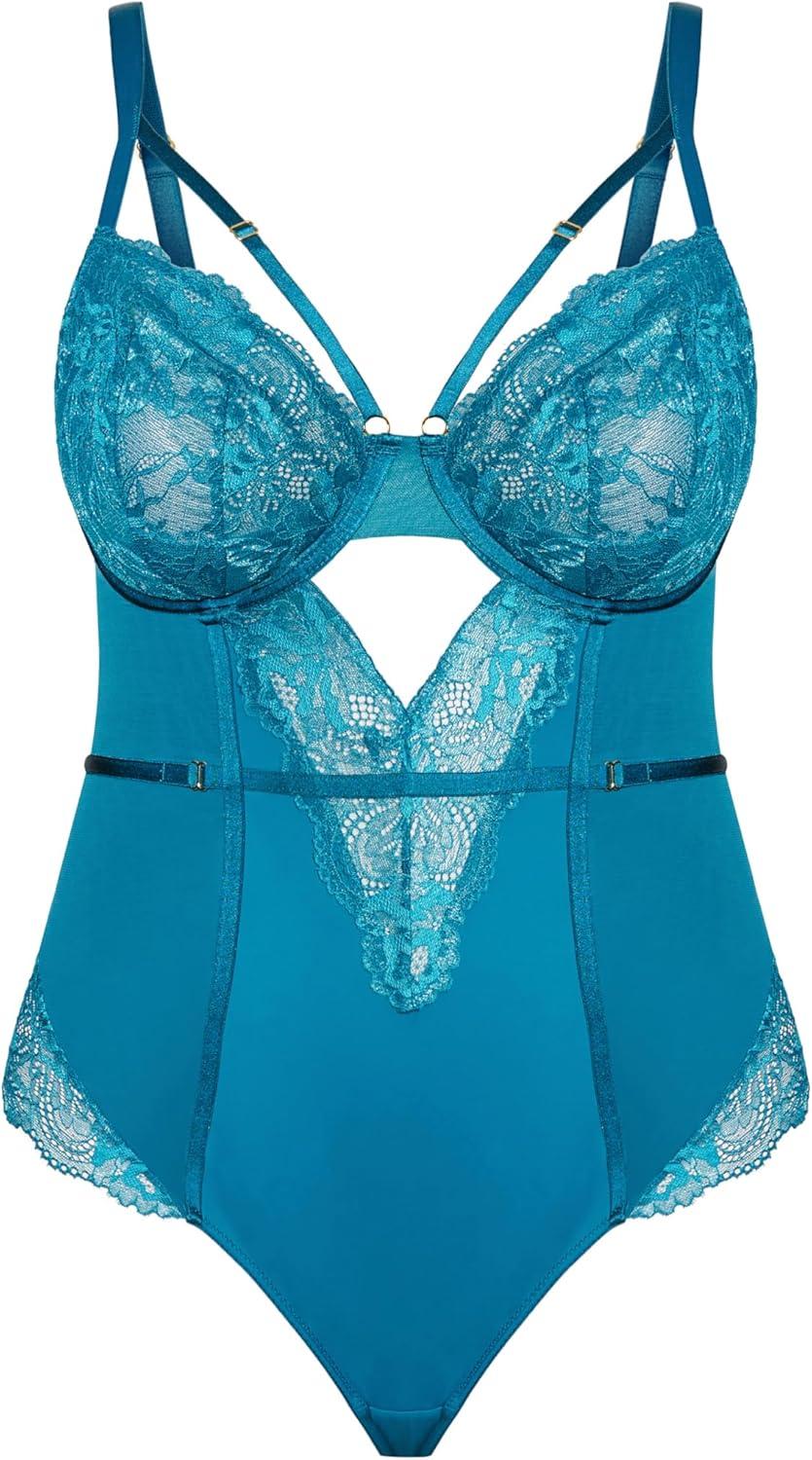 image:imageCity Chic womens Plus Size Blythe Uw BodysuitTeal