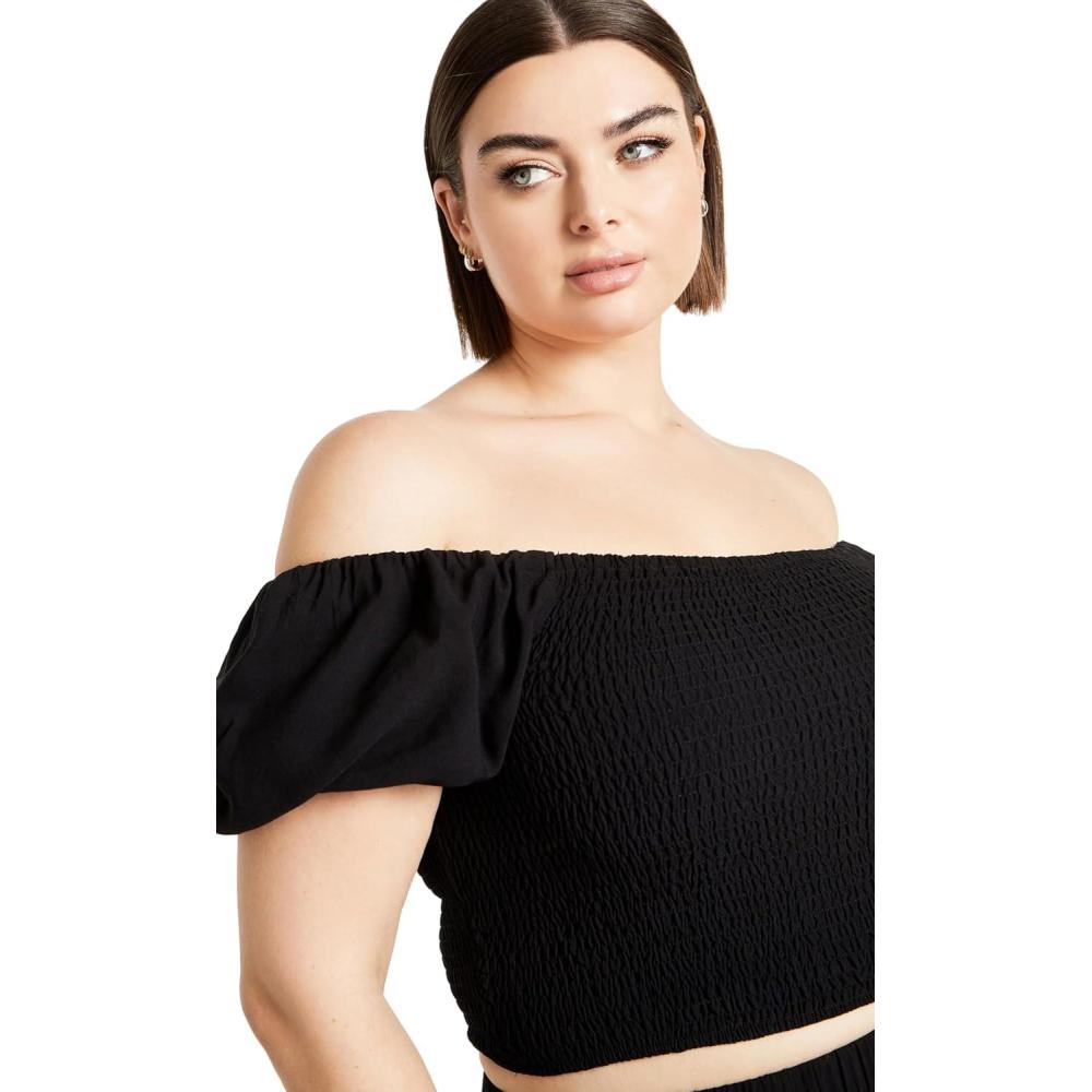 image:imageCity Chic Plus Size Top Dylan TopBlack