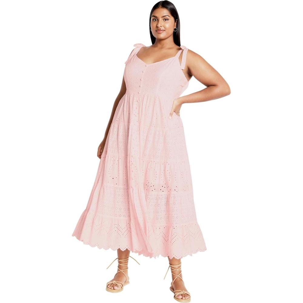 image:imageCity Chic Womens Plus Size Allegra DressSoft Pink