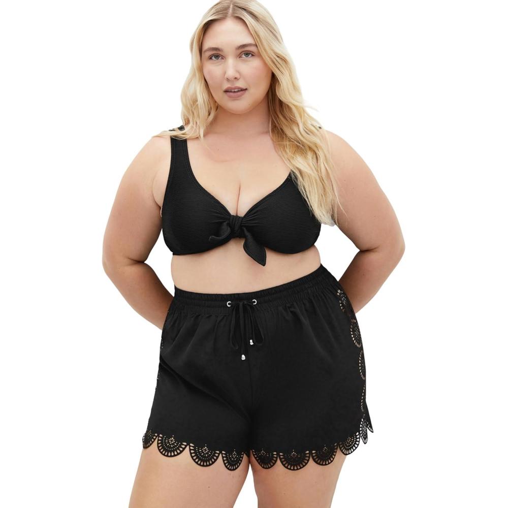 image:imageCity Chic Womens Plus Size Boardshort  AlicanteBlack