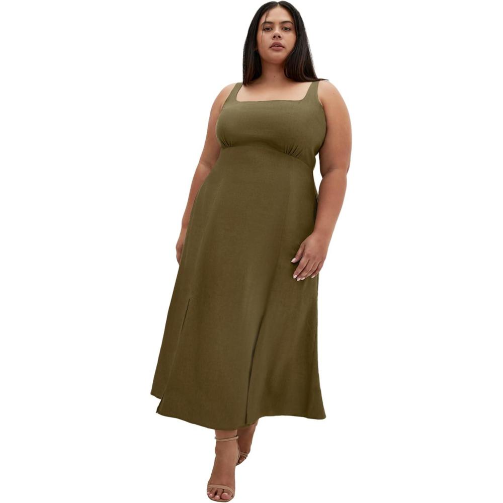 image:imageCity Chic Womens Plus Size Dress  EllyKhaki