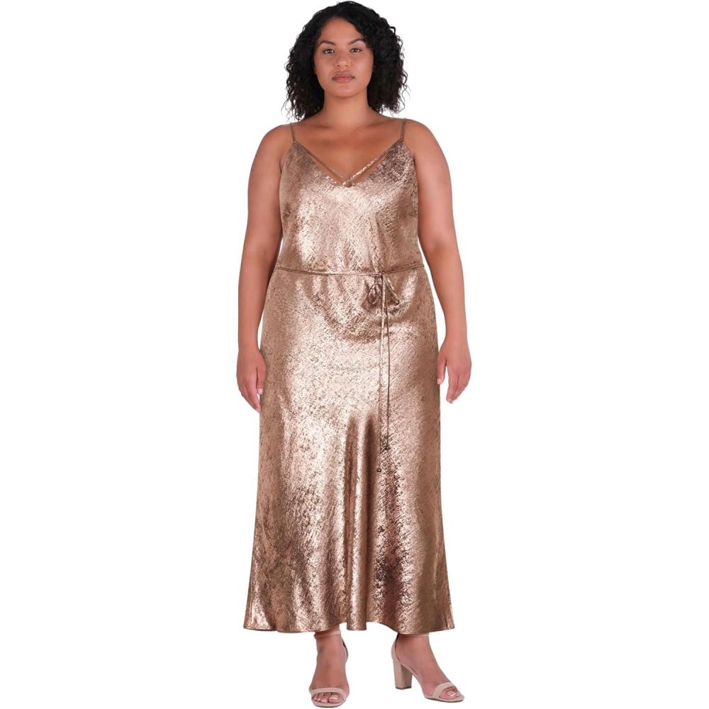 image:imageCity Chic Womens Plus Size Dress  Mariam MaxiGold